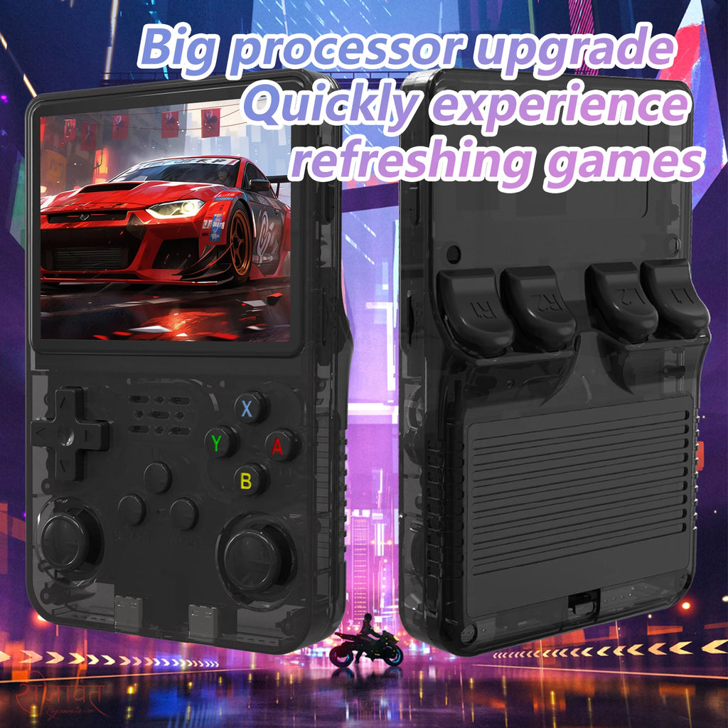 R36S Handheld Game Console 3.5Inch IPS 640x480 Screen Built in 64GB Memory Classic Games Portable Handheld Game Console