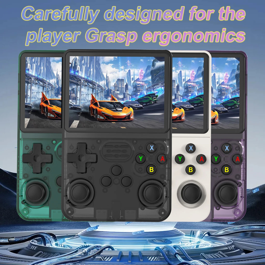 R36S Handheld Game Console 3.5Inch IPS 640x480 Screen Built in 64GB Memory Classic Games Portable Handheld Game Console