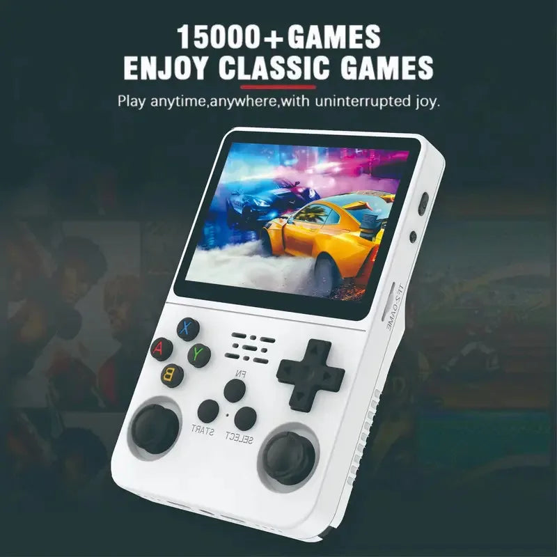 R36S Retro Handheld Video Game Console 3.5 Inch IPS Screen 128GB Portable Pocket Player Linux System Preloaded Games Boy Gift