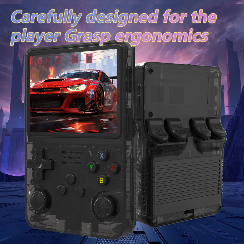 R36S Handheld Game Console 3.5Inch IPS 640x480 Screen Built in 64GB Memory Classic Games Portable Handheld Game Console